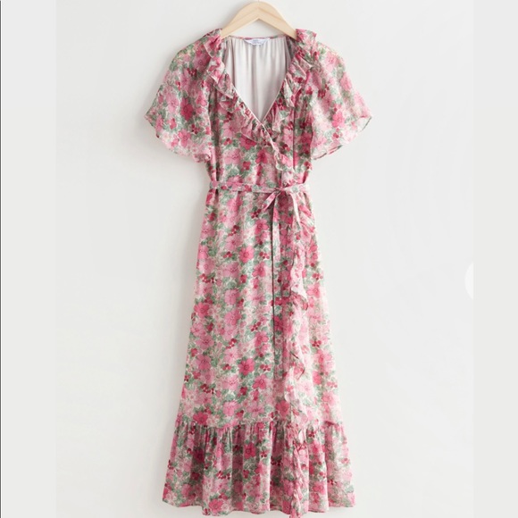 & Other Stories Dresses & Skirts - & Other Stories Ruffled Midi Dress - Size 40